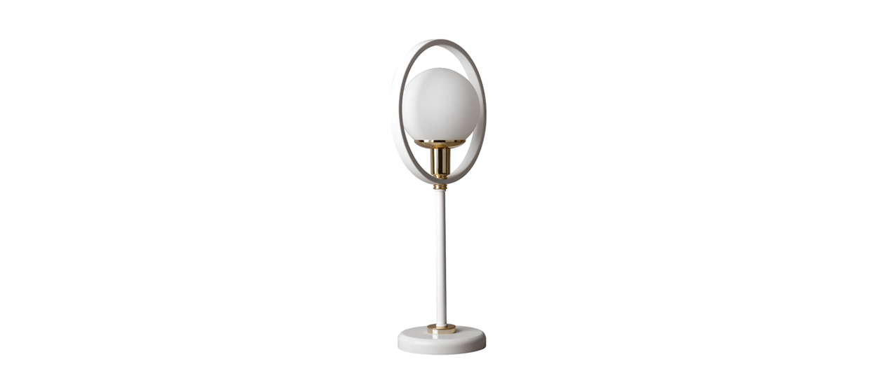 Elegant White Table Lamp